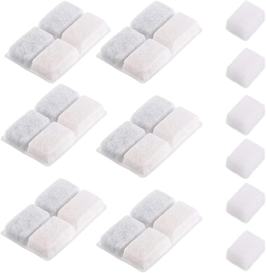 furrybaby-pet-water-fountain-carbon-filters-replacement-filters-6-pack-eco-activated-carbon-filters-hair-residues-odors-softens-drinking-water-only-fits-furrybaby-square-white-fountain