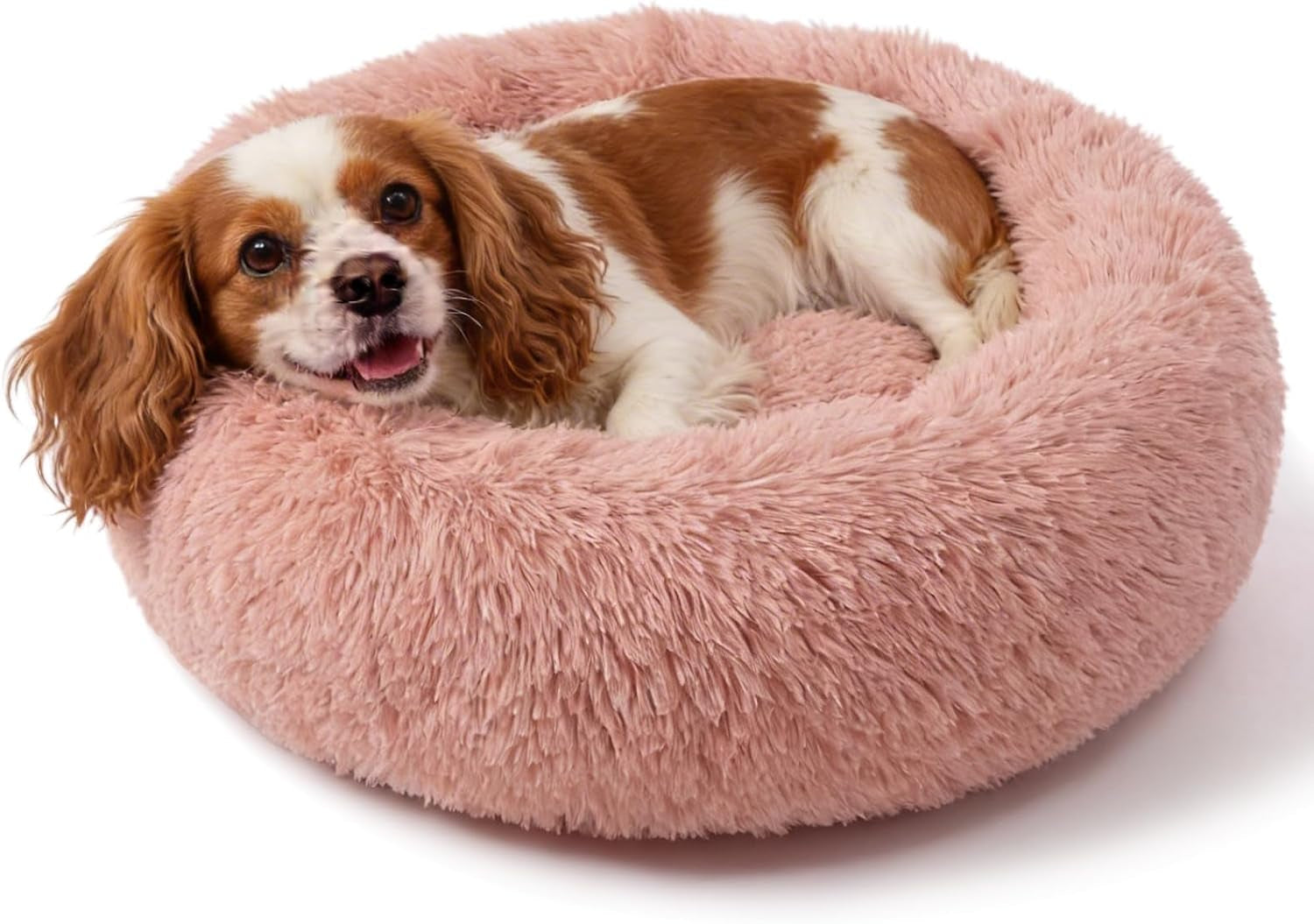 small-calming-dogs-bed-for-small-dogs-anti-anxiety-machine-washable-fluffy-luxury-anti-slip-waterproof-mute-base-warming-cozy-soft-pet-puppy-round-bed