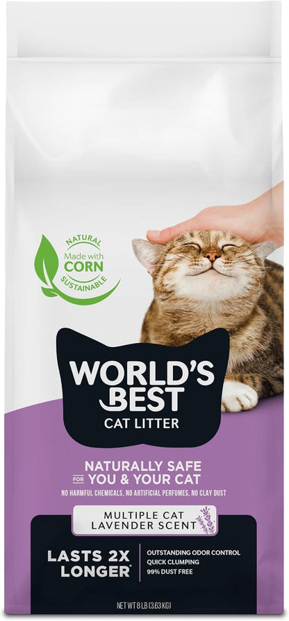 World'S Best Cat Litter, Lavender Scented, Long-Lasting Odor Control, 32 Lb10