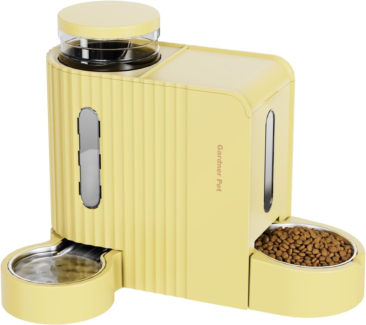 gardner-pet-gravity-automatic-2-in-1-pet-feeder-0-8-gallons-2-cat-feeder-and-water-dispenser-set-100-bpa-free-and-stainless-steel-water-bowl-for-dogs-cats-rabbits-puppies-light-woodgrain
