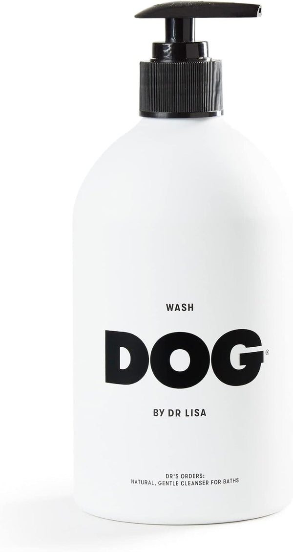 DOG by Dr. Lisa - Wash - Natural Dog Gentle Cleanser - for Baths, Showers - Plant-Based Essential Oils - Vegan - 16.9Oz1
