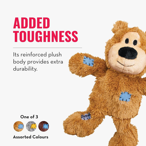 KONG Wild Knots Bears - Durable Dog Toys with Internal Knotted Ropes and Minimal Stuffing for Less Mess (Assorted Colors) (Medium/Large)6