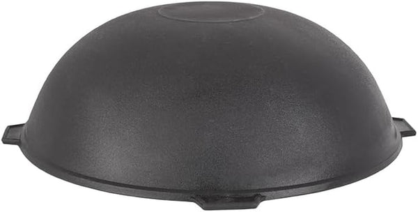 Cast Iron Asian Cauldron with Lid 12.7 Qt (12 L) Camp Fire Cooking Pot, Cast Iron Kazan for Making Pilaf, Dutch Oven Pot, Outdoor Camping Cookware, Induction Safe, Black3