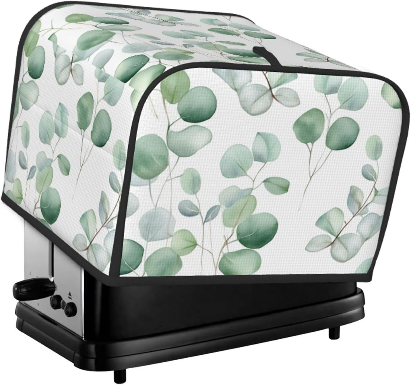 toaster-cover-4-slice-green-eucalyptus-leaves-toaster-cover-waterproof-kitchen-small-appliance-covers-microwave-oven-dust-proof-bread-cover-women-gift
