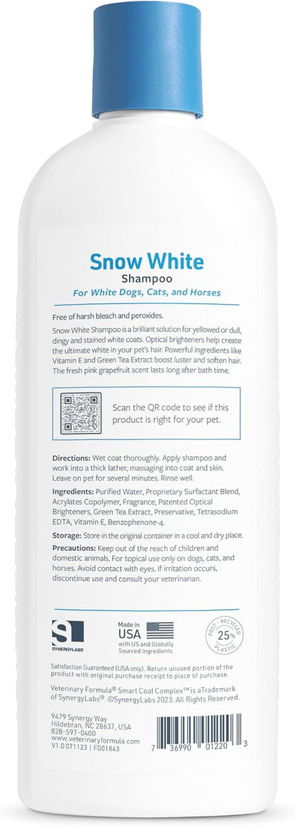 Veterinary Formula Smart Coat Whitening & Stain Remover Pet Shampoo, 17Oz2