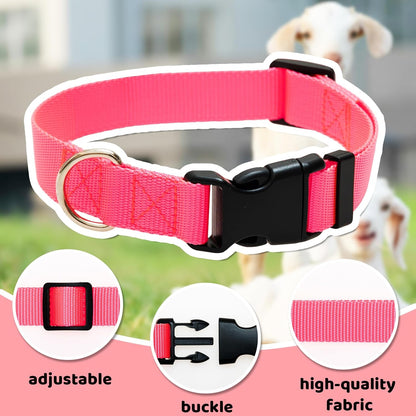 3 Pack Goat Collars with Loud Bells, Anti-Lost Grazing Pet Collar | Adjustable Collar & Copper Bells Small Farm Animals Accessories for Livestock, Sheep, Calf (13.8"-20.9")3