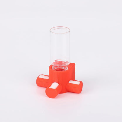 Jumping Spider Water Dispenser, Magnetic Hanging Feeder,Suitable for Jumping Spiders,Tarantulas, Praying Mantises,Arboreal Animals, and Other Small Animal Enclosure Accessories,5Ml (Wooden)13