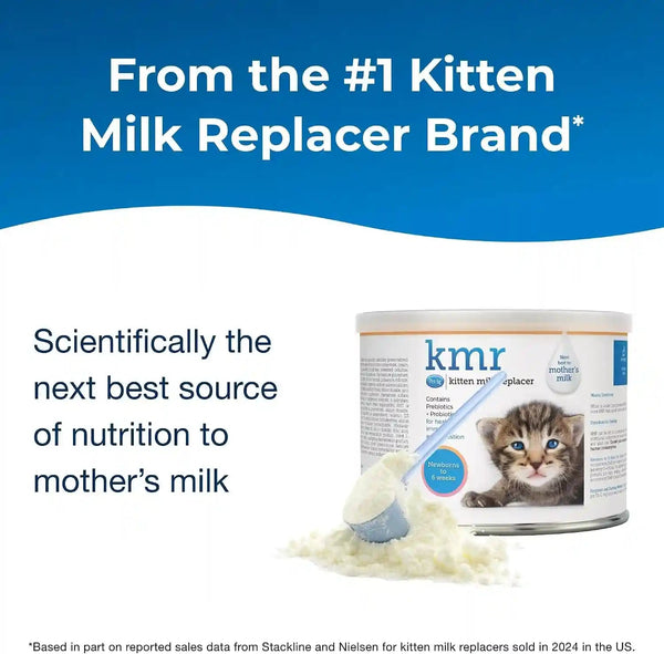 Petag KMR Kitten Milk Replacer Powder - 6 Oz - Powdered Kitten Formula with Prebiotics, Probiotics & Vitamins for Kittens Newborn to Six Weeks Old - Easy to Digest2