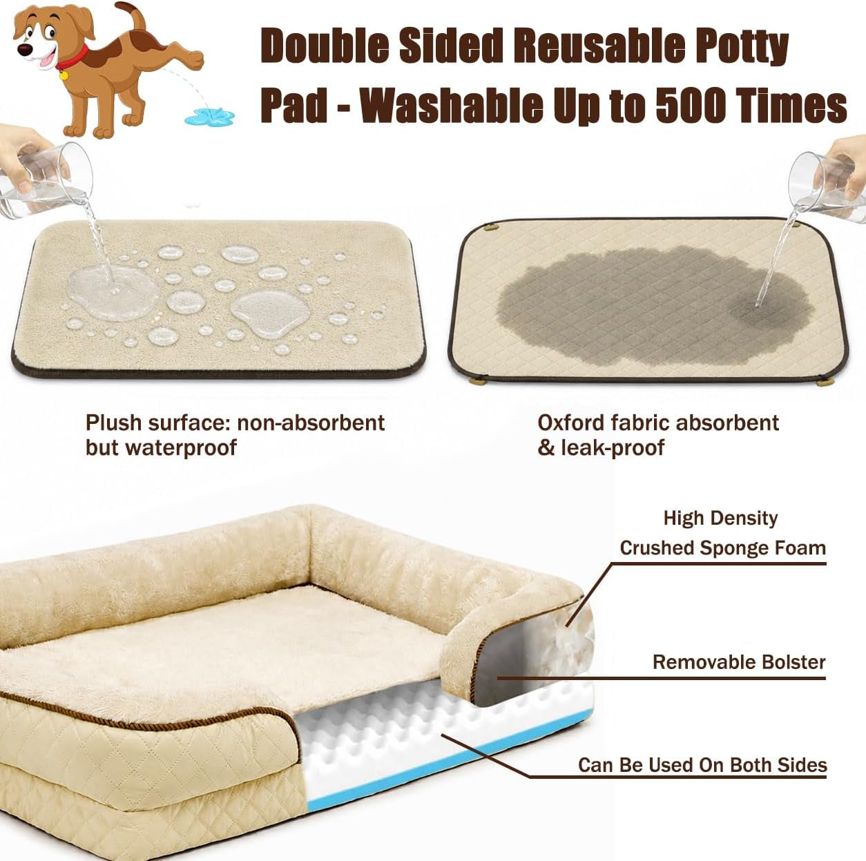 large-dog-sofa-bed-with-reusable-potty-pad-44-5-x-33-5-x-6-7-beige-dog-sofa-with-soft-plush-surface-raised-bolsters-removable-bolster-and-non-slip-bottom-for-large-dogs-xlarge