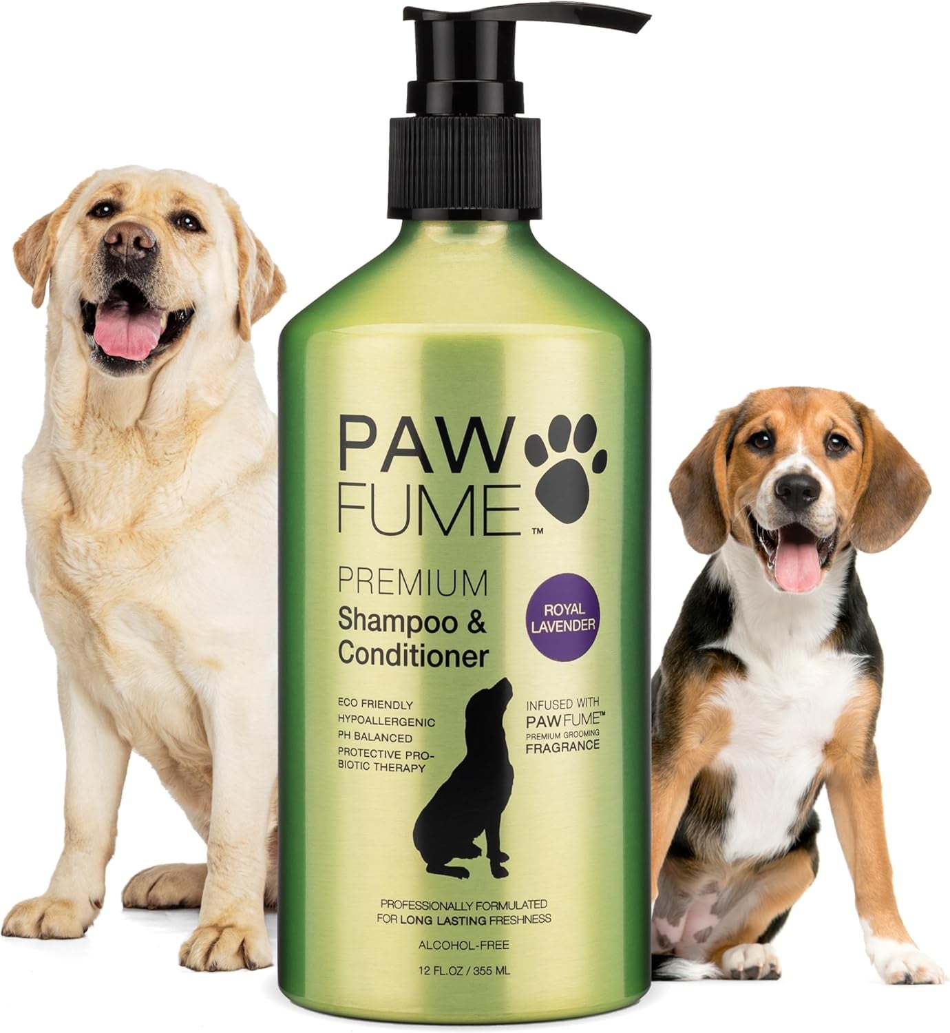 pawfume-deshedding-dog-shampoo-and-conditioner-show-dog-1-pack-nourish-detangle-for-silky-soft-coat-probiotic-deep-cleaning-ph-balanced-formula-salon-quality-shampoo-for-dogs