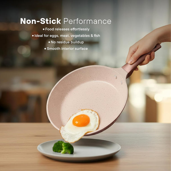 13Pcs Pots and Pans Set Nonstick, Marble Ceramic Coating Induction Cookware Set, Non Stick Kitchen Cooking Set with Frying Pans, Saucepans & Utensils, PFOA & PFOS Free3