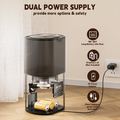 3L Automatic Cat Feeder and Water Dispenser5