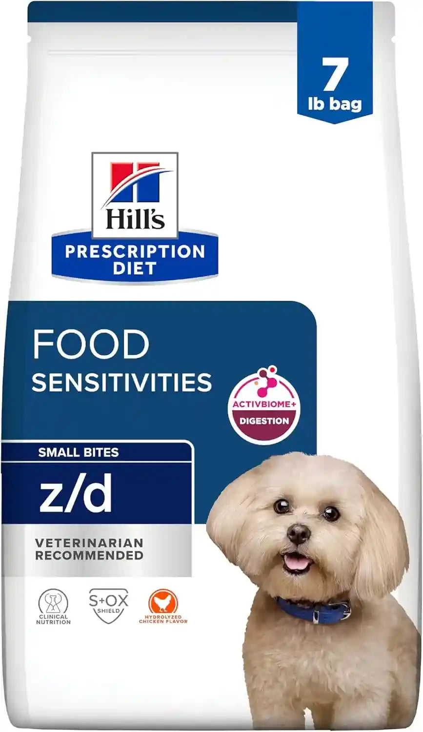 hills-prescription-diet-z-d-skin-food-sensitivities-dry-dog-food-1-veterinarian-recommended-hydrolyzed-chicken-recipe-25-lb-bag