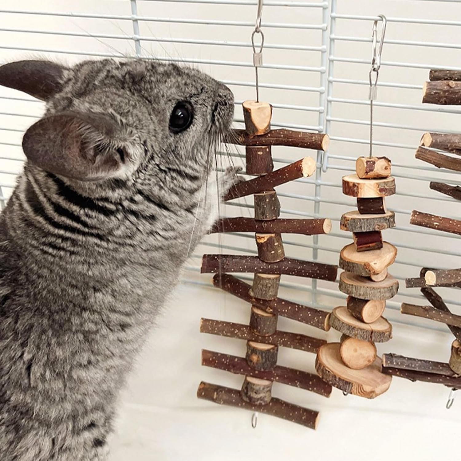 3pcs-small-animal-chews-toy-natural-apple-wood-block-cage-hanging-molars-treats-snack-for-hamsters-rabbits-bunny-bird-parrots-chinchilla-guinea-pig-gerbils-squirrels