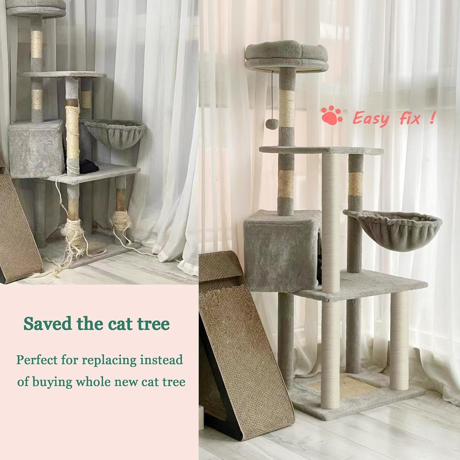 cat-scratching-post-replacement-pole-2-pcs-15-7in-cat-tree-replacement-post-natural-sisal-cat-tree-replacement-parts-with-m8-screws-cat-scratch-post-for-refurbishment-15-7in-40cm