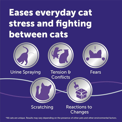 FELIWAY Optimum Cat Calming Diffuser Kit and 1 Pack Refill – Advanced Support to Help Reduce Urine Spraying, Scratching, Fighting and Hiding Due to Stress – All in One Cat Pheromone Plug in Diffuser5