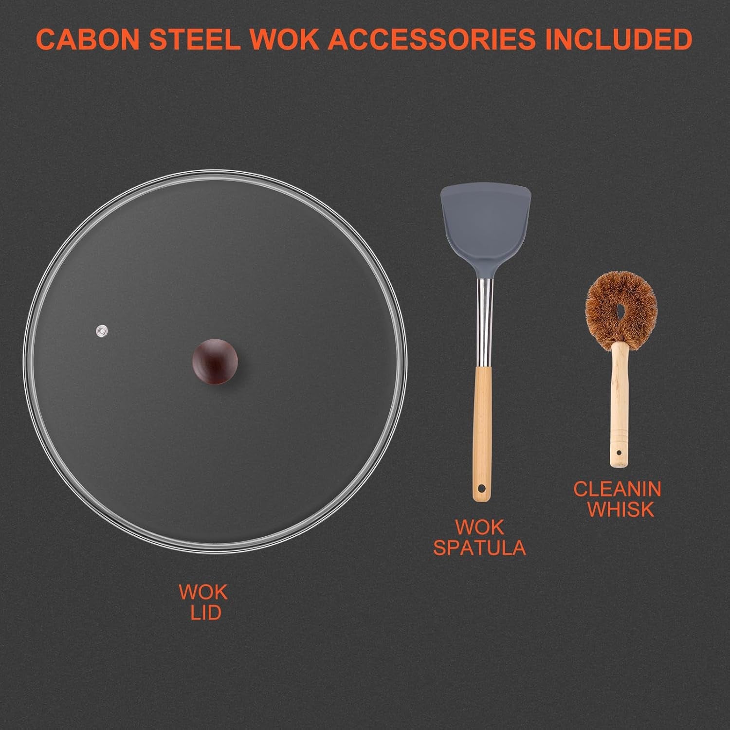 wok-13-carbon-steel-woks-stir-fry-pans-nonstick-with-glass-lid-pre-seasoned-flat-bottom-chinese-wok-for-electric-induction-gas-all-stoves