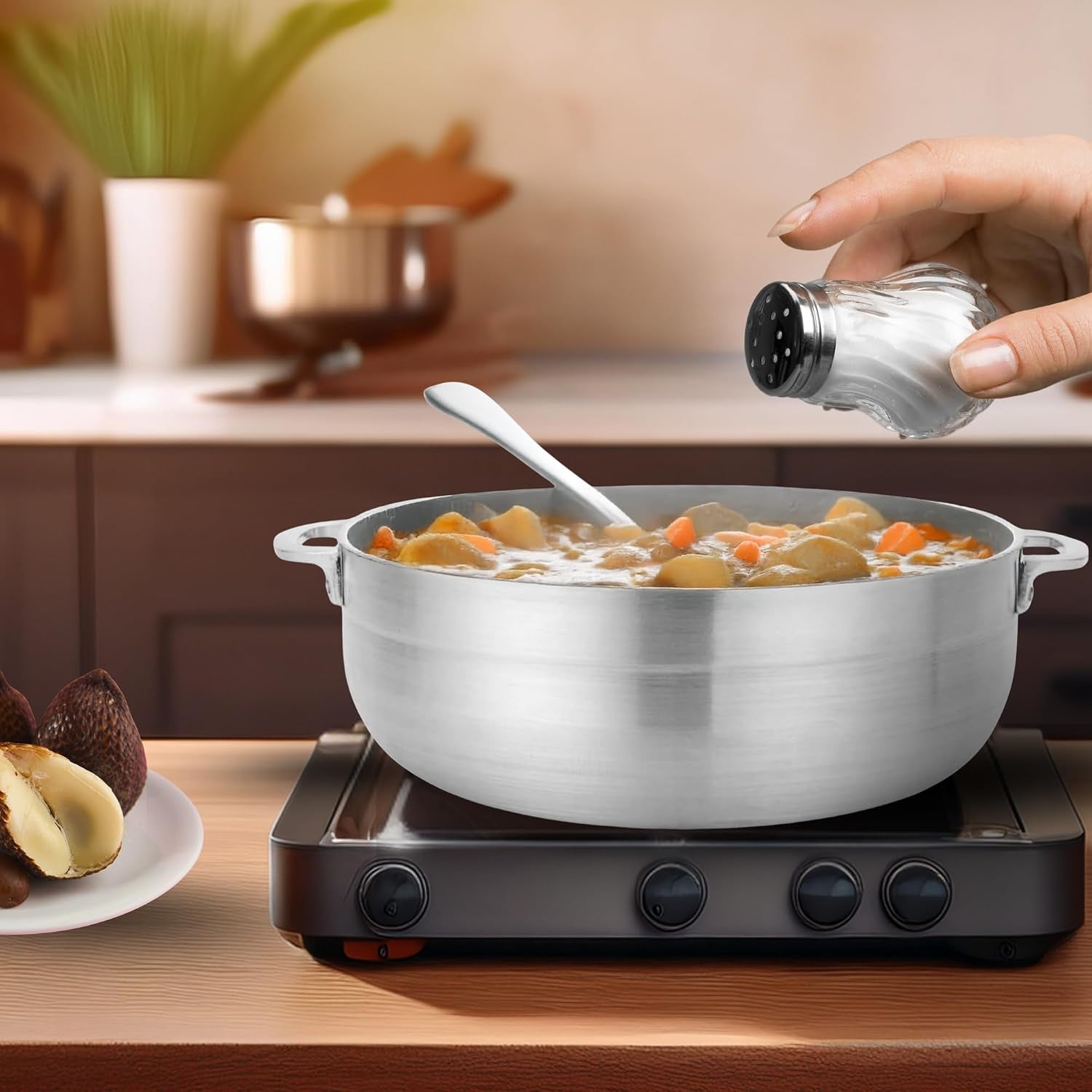 13-quart-nonstick-aluminum-caldero-pot-heavy-duty-dutch-oven-for-large-family-meals-stews-rice