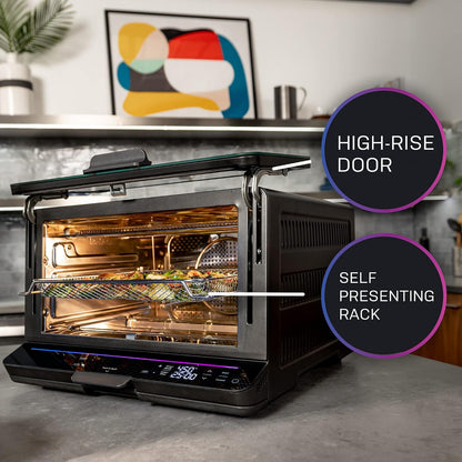 GE Profile Smart Oven with No Preheat, 11-In-1 Countertop Oven Including Air Fry, Warm, Toast, Broil, Roast, Pastry, Reheat, and More, Wifi and Smart Connected, Black5