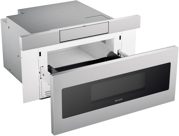 SMD3070ASY Microwave Drawer Oven, 30-Inch, 1.2 Cubic Feet, 950 Watt, Concealed Angled Touch Control Panel with Digital LCD Display, Stainless Steel | 950 Watt, Concealed Angled Touch Control Panel, Digital LCD Display, Stainless Steel5