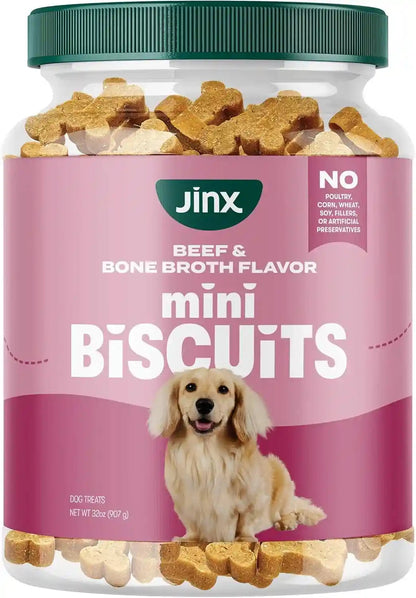 Jinx Dog Biscuits, Oven-Baked Dog Treats with Salmon Bone Broth, 16Oz | 1-Pack Crunchy & Healthy Dog Treat, Superfood-Rich with Real Salmon, Dog Cookies for Puppies, Adults & Senior Dogs13