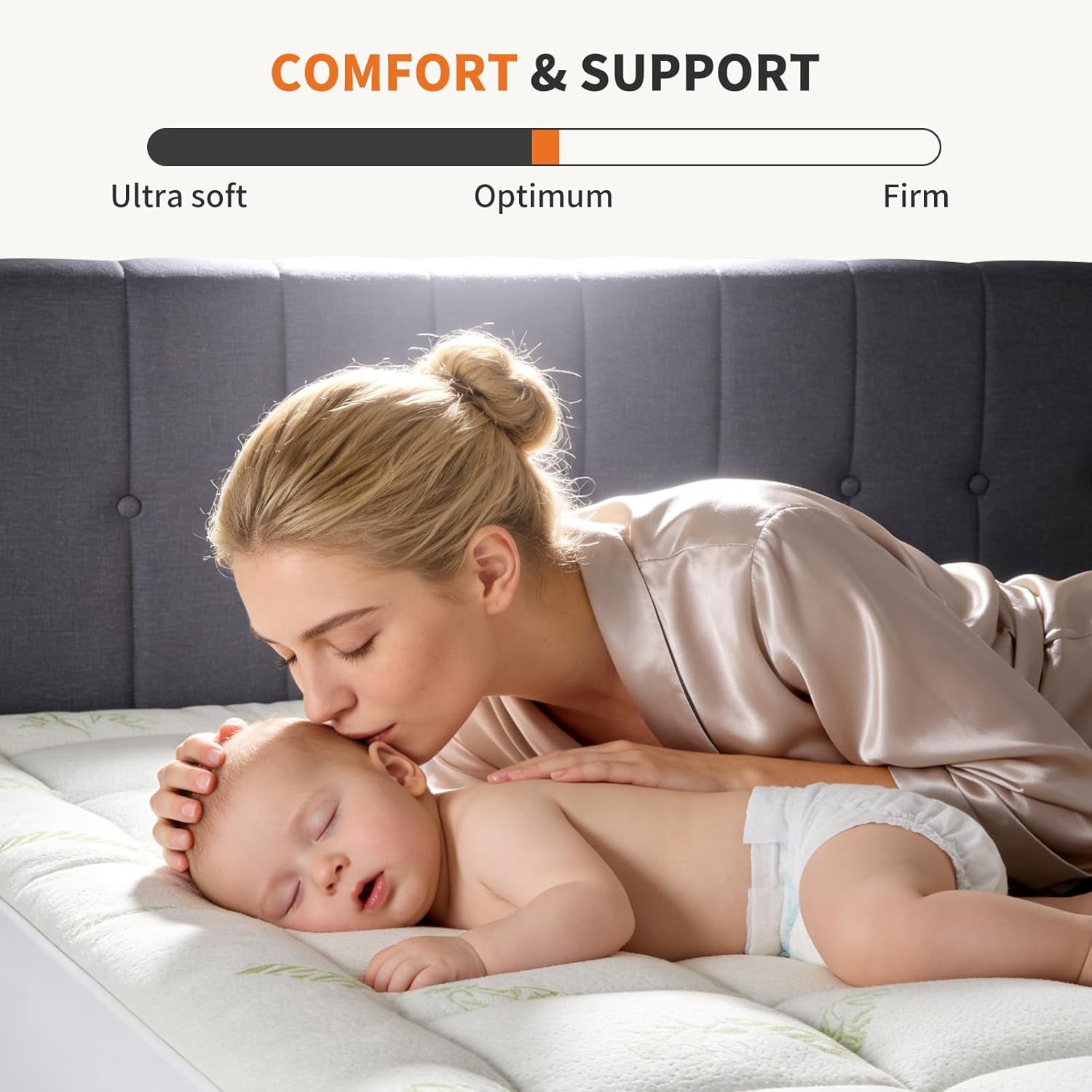 full-size-cooling-bamboo-mattress-topper-with-deep-pockets-soft-viscose-stretchable-pockets-cooling-pillow-top-relieves-back-pain-breathable-for-hot-sleepers