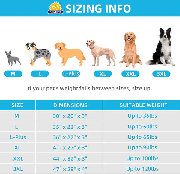 Sunheir Orthopedic Dog Bed for Large Dogs - Big Waterproof Dog Crate Bed with Removable Washable Cover, Egg Crate Foam Support, Anti-Slip Bottom, Deluxe Plush Pet Bed Mat (Grey)4