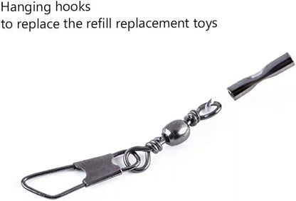 Retractable Cat Wand - Interactive 3-Section Teaser Toy, Fishing Pole Exerciser for Cats and Kittens (Replacement Not Included)4