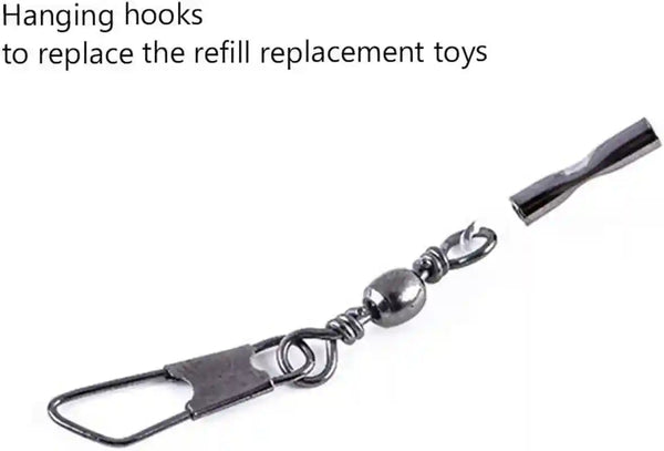 Retractable Cat Wand - Interactive 3-Section Teaser Toy, Fishing Pole Exerciser for Cats and Kittens (Replacement Not Included)4