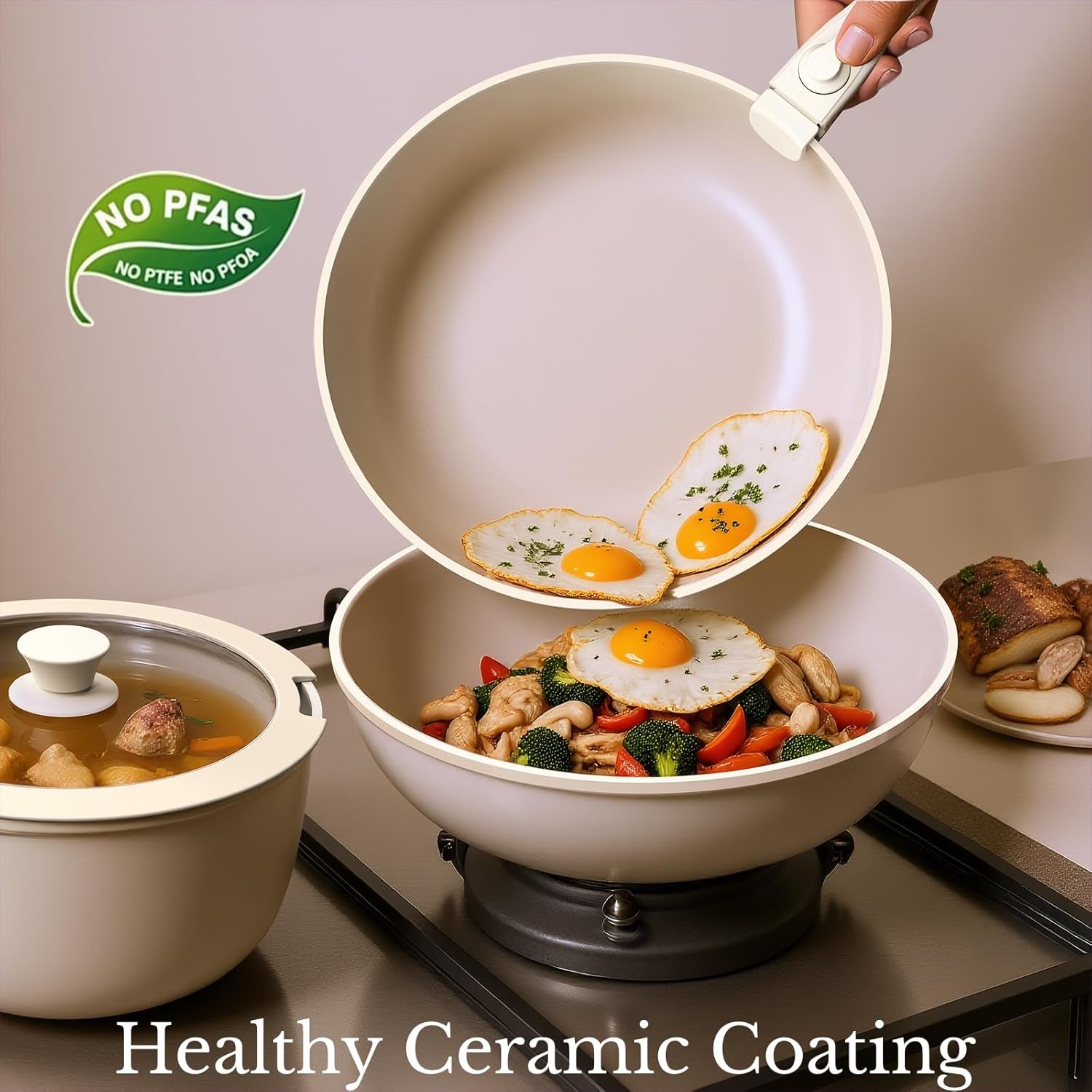 pots-and-pans-set-non-stick-ceramic-cookware-set-detachable-handle-rv-camping-kitchen-cooking-set-removable-handles-dishwasher-oven-fridge-safe-induction-space-saving-cream-white