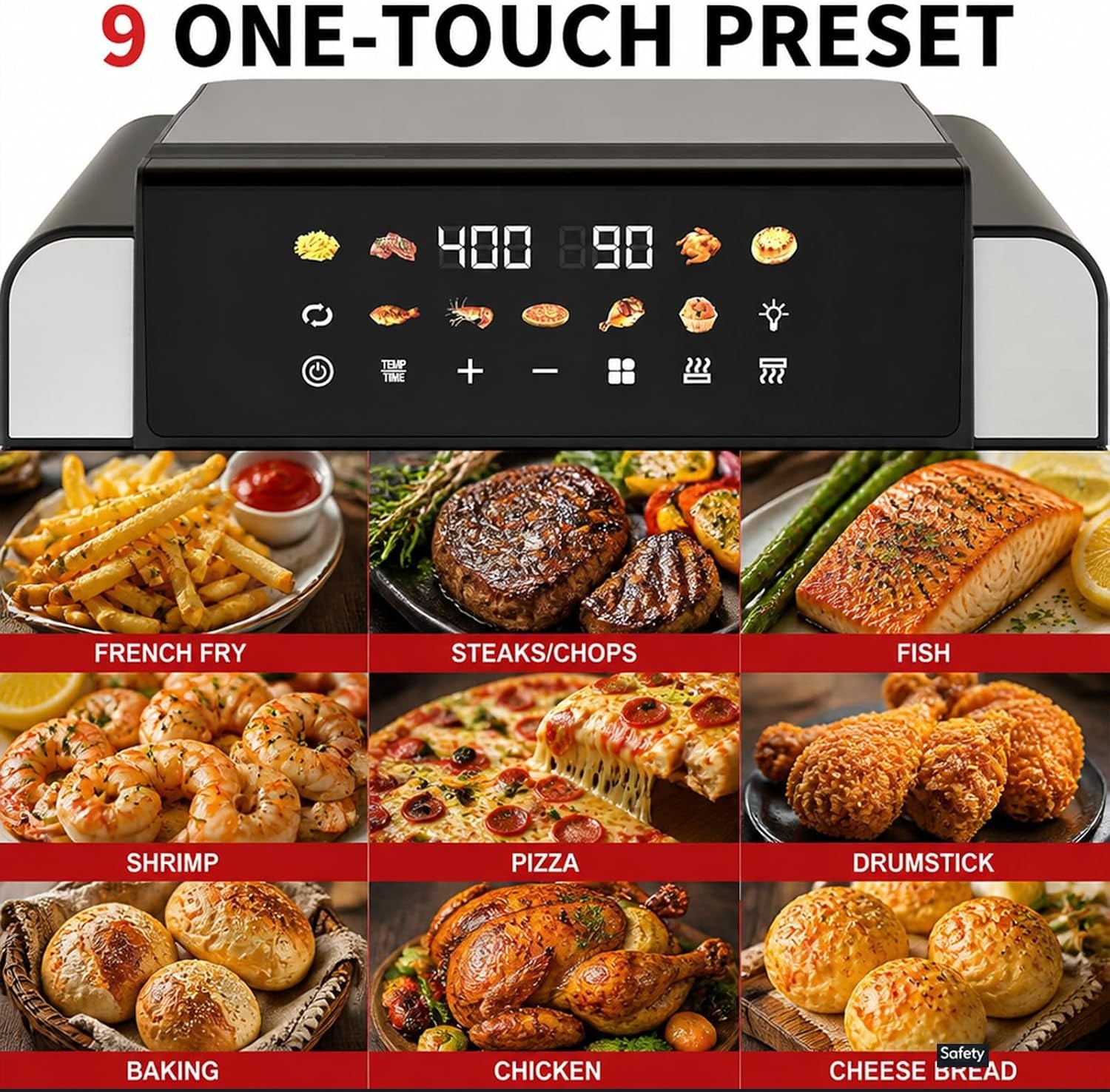16-qt-air-fryer-toaster-oven-combo-with-pfas-free-ceramic-coating-viewing-window-9-presets-top-1700w-bottom-1500w-max-400-f-nonstick-tray-detachable-door-black-easy-to-clean
