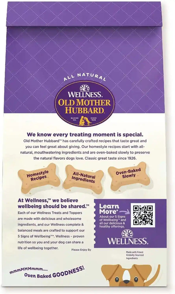 Wellness Old Mother Hubbard Classic Grain Free P-Nuttier'N Nanners Dog Biscuits, Natural Training Treats, Peanut Butter and Banana Flavor, Mini Size. 16 Oz Bag8