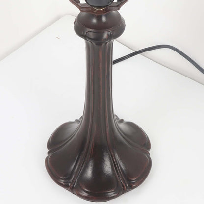 B10021 Antique Brown Alloy Table Lamp Base with E26 Socket, 6.5" Hx19 H3