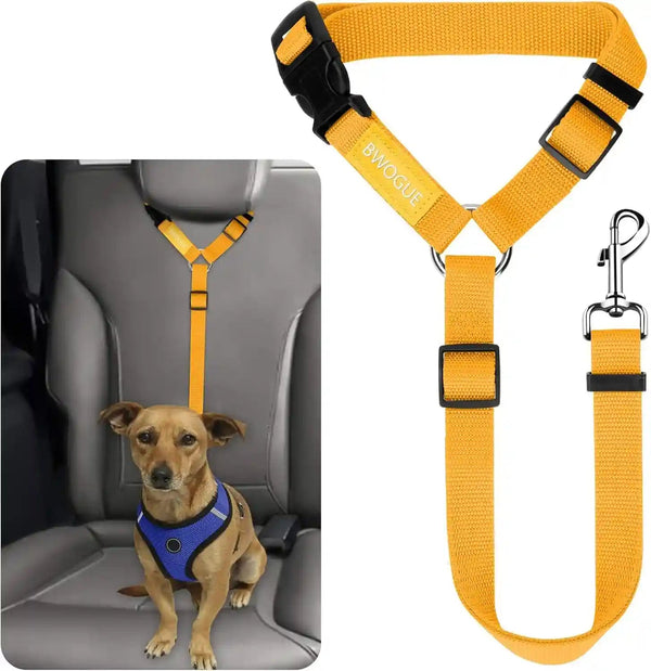 Adjustable Pet Seat Belt Restraint for Dogs and Cats - Vehicle Headrest Safety Harness (1 Pack)21