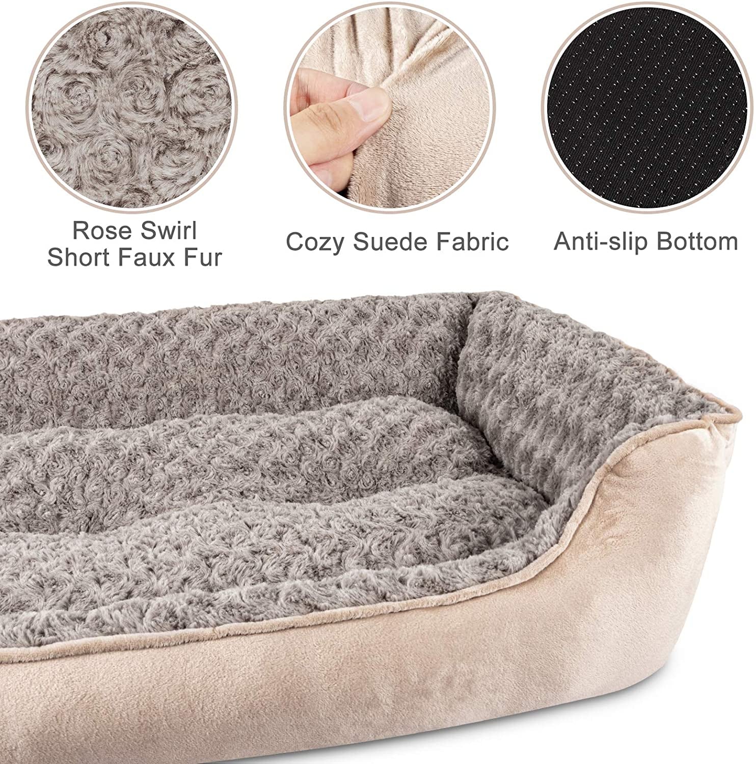joejoy-rectangle-dog-bed-for-large-medium-small-dogs-washable-orthopedic-sofa-bed-soft-breathable-puppy-pet-cuddler-durable-calming-dog-bed-with-anti-slip-bottom-multiple-sizes-beige