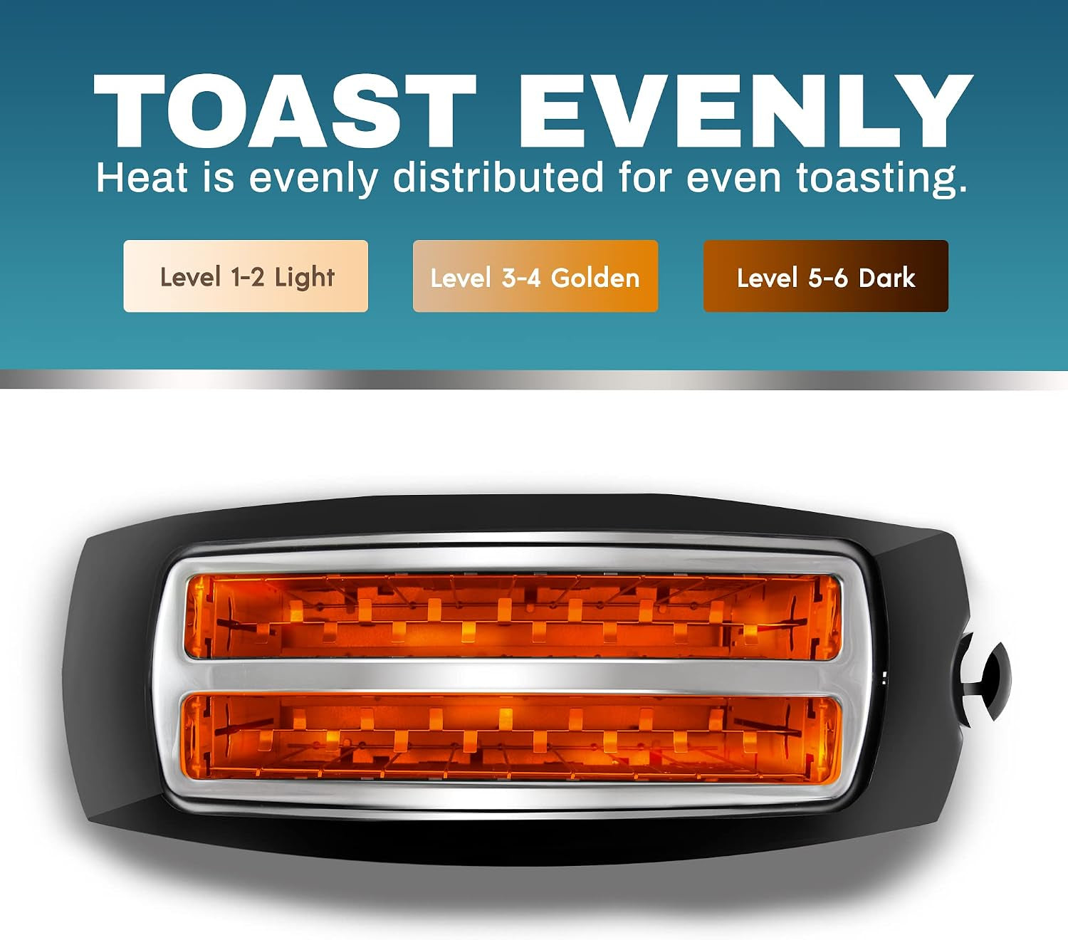 ect4829b-4-slice-long-slot-toaster-extra-wide-slots-black-6-toast-settings-defrost-reheat-cancel-functions-slide-out-crumb-tray-great-for-bagels-waffles