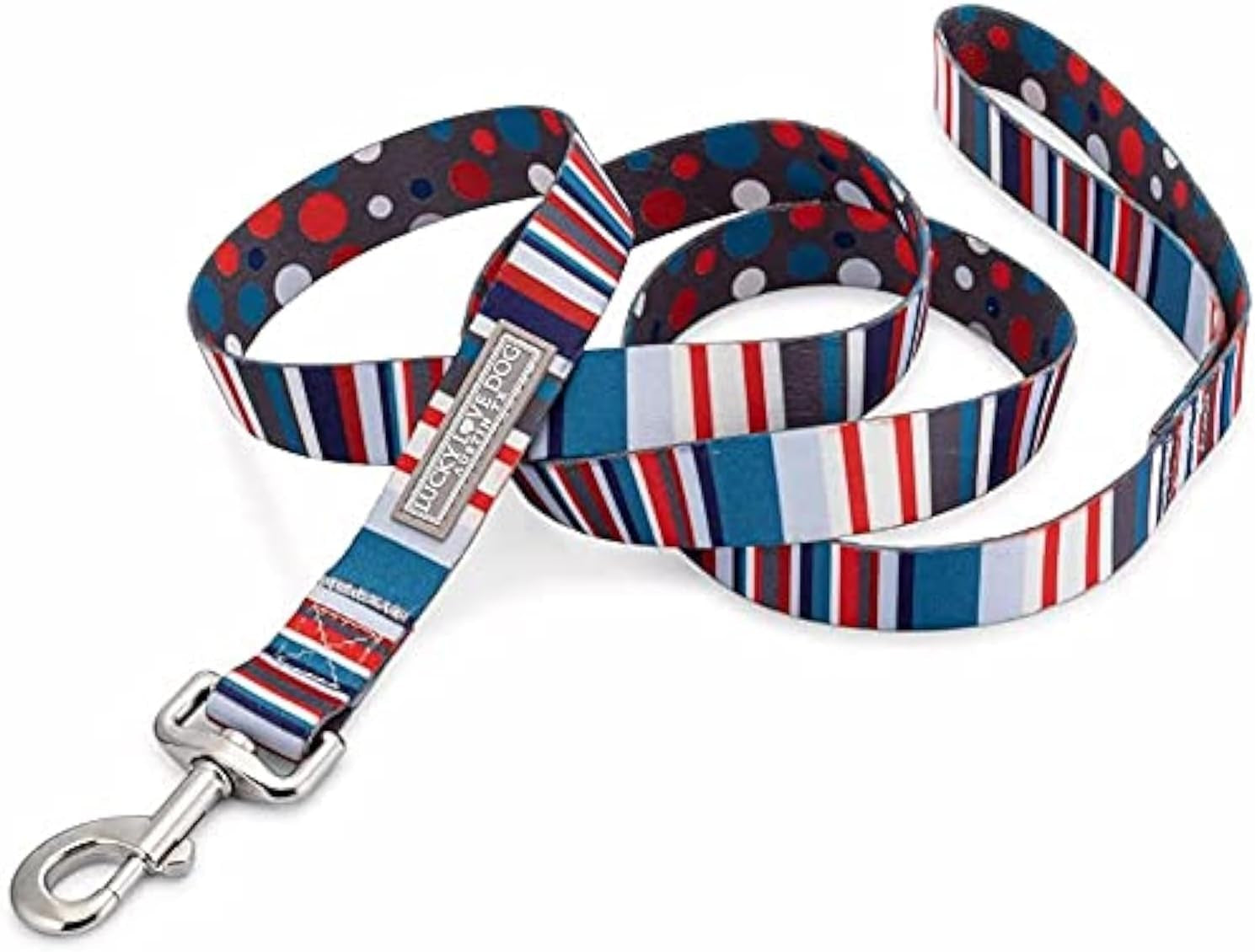 lucky-love-dog-leash-beautiful-vivid-patterns-durable-long-lasting-blackbird-large