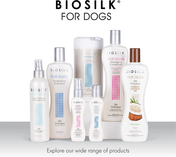 Biosilk for Dogs Silk Therapy Dog Detangling Conditioner, Dog Coat Conditioner to Help Smooth Knots and Tangles and Support Soft Manageable Coats during Routine Grooming, 12 Fl Oz | Smooths Knots and Tangles for Soft, Manageable Coats, Supports Routine Grooming and Brushing6