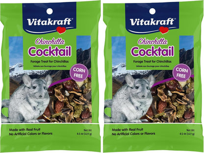 Vitakraft Cocktail Mixed Fruit Chinchilla Treat, 4.5 Oz12
