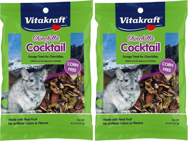 Vitakraft Cocktail Mixed Fruit Chinchilla Treat, 4.5 Oz12