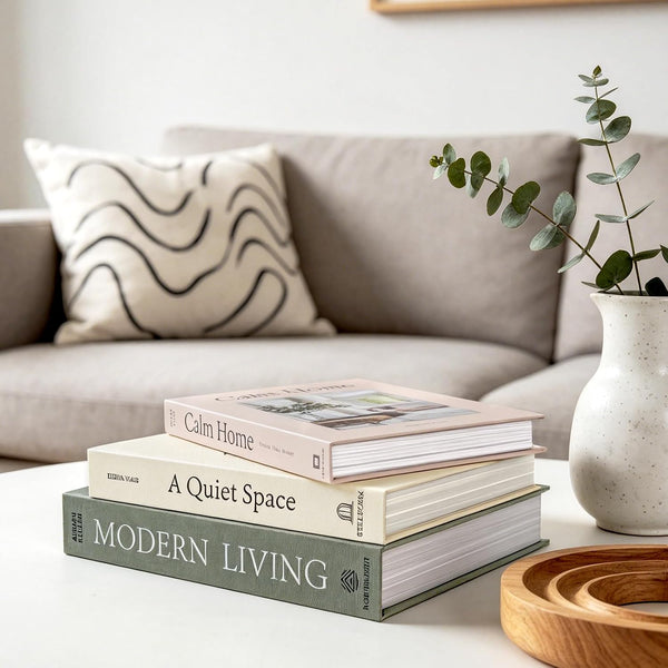 Decorative Books for Home Decor, Set of 3 Stackable Fake Books for Coffee Table Bookshelf Decor, Modern Aesthetic Decorative Book for Home Living Room Bedroom Office Decoration, Sage Green6