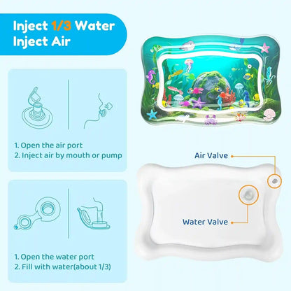 Interactive Cat Toy for Indoor Cats, Upgraded Cat Water Mat, Thickened Water Sensory Play Mat with Fish, Enrichment Stimulating Toy for Bored Adult Kitten Cats to Exercise, Hunting | Thickened Water Sensory Play Mat with Fish, Enrichment Stimulating Toy for Bored Adult Kitten Cats to Exercise, Hunting4