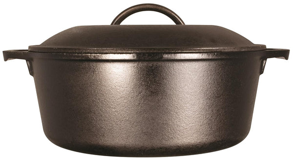 Cast Iron Serving Pot Dutch Oven with Basket and Accessories, Pre-Seasoned, 7-Quart3
