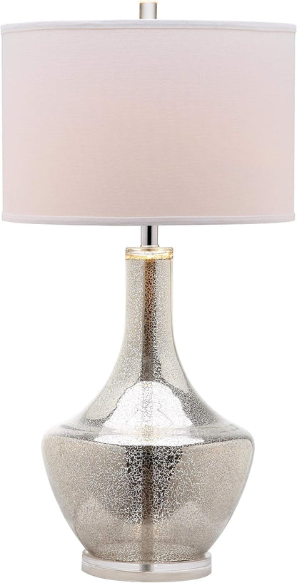 SAFAVIEH Lighting - Mercury 34.5-Inch Glass Table Lamp - Silver - Contemporary Tall Body Design - Ideal for Living Room, Bedroom, Entryway, Home Office - LED Bulb Included (LIT4141A)1