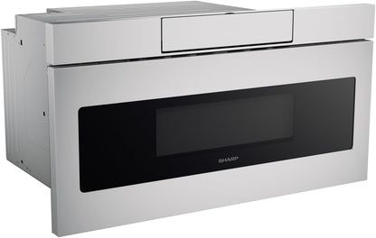 SMD3070ASY Microwave Drawer Oven, 30-Inch, 1.2 Cubic Feet, 950 Watt, Concealed Angled Touch Control Panel with Digital LCD Display, Stainless Steel | 950 Watt, Concealed Angled Touch Control Panel, Digital LCD Display, Stainless Steel3