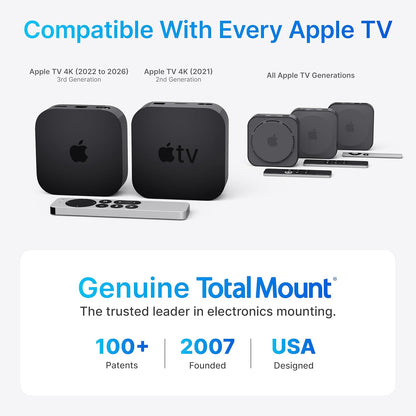 for Apple TV – Fits All Models, Heat Management, Premium Quality | Designed in the USA3