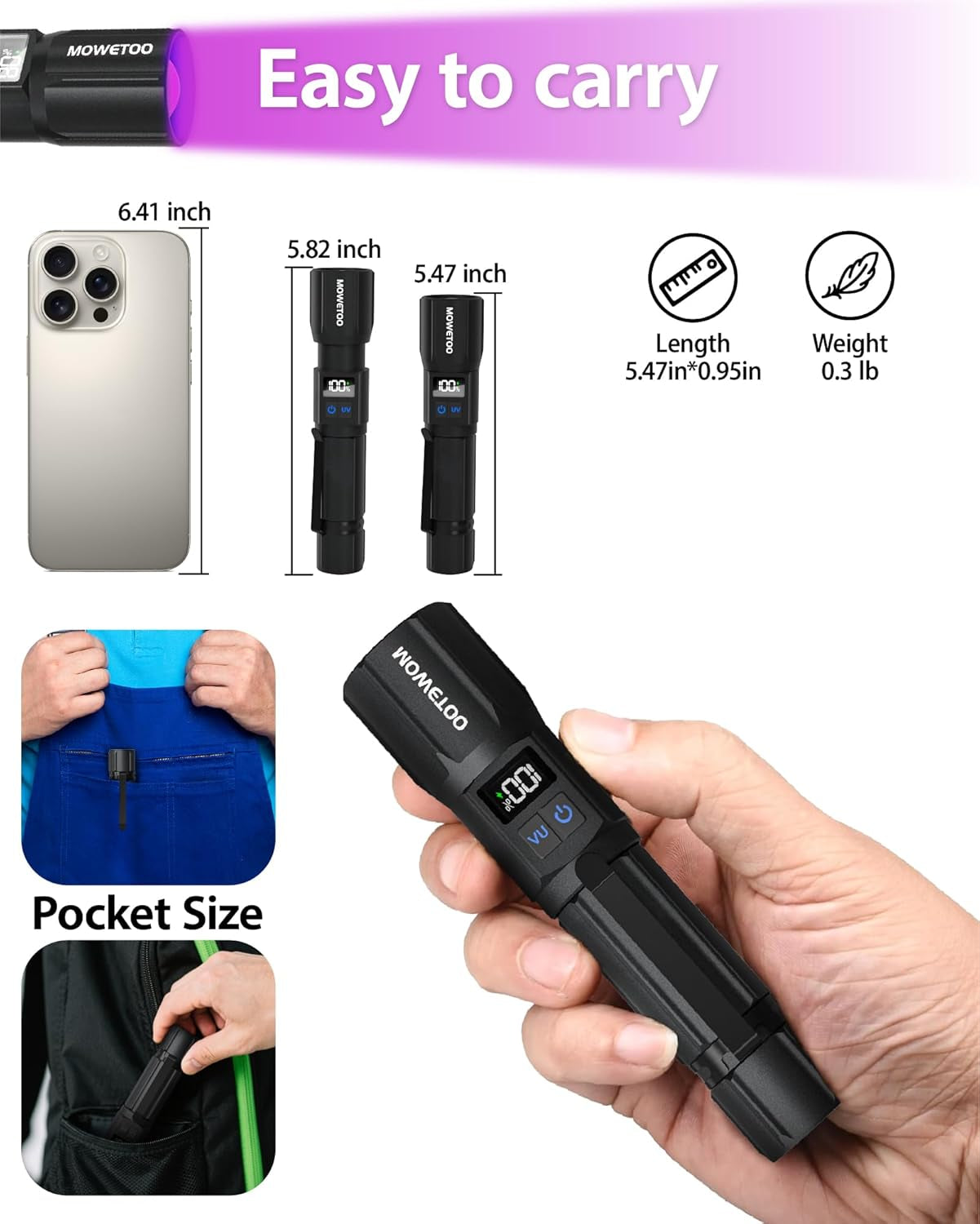 black-light-flashlight-2n1-uv-white-light-with-lcd-display-395nm-blacklight-and-high-lumens-white-light-zoomable-design-for-pet-urine-detection-home-scorpions-resin-curing-leak