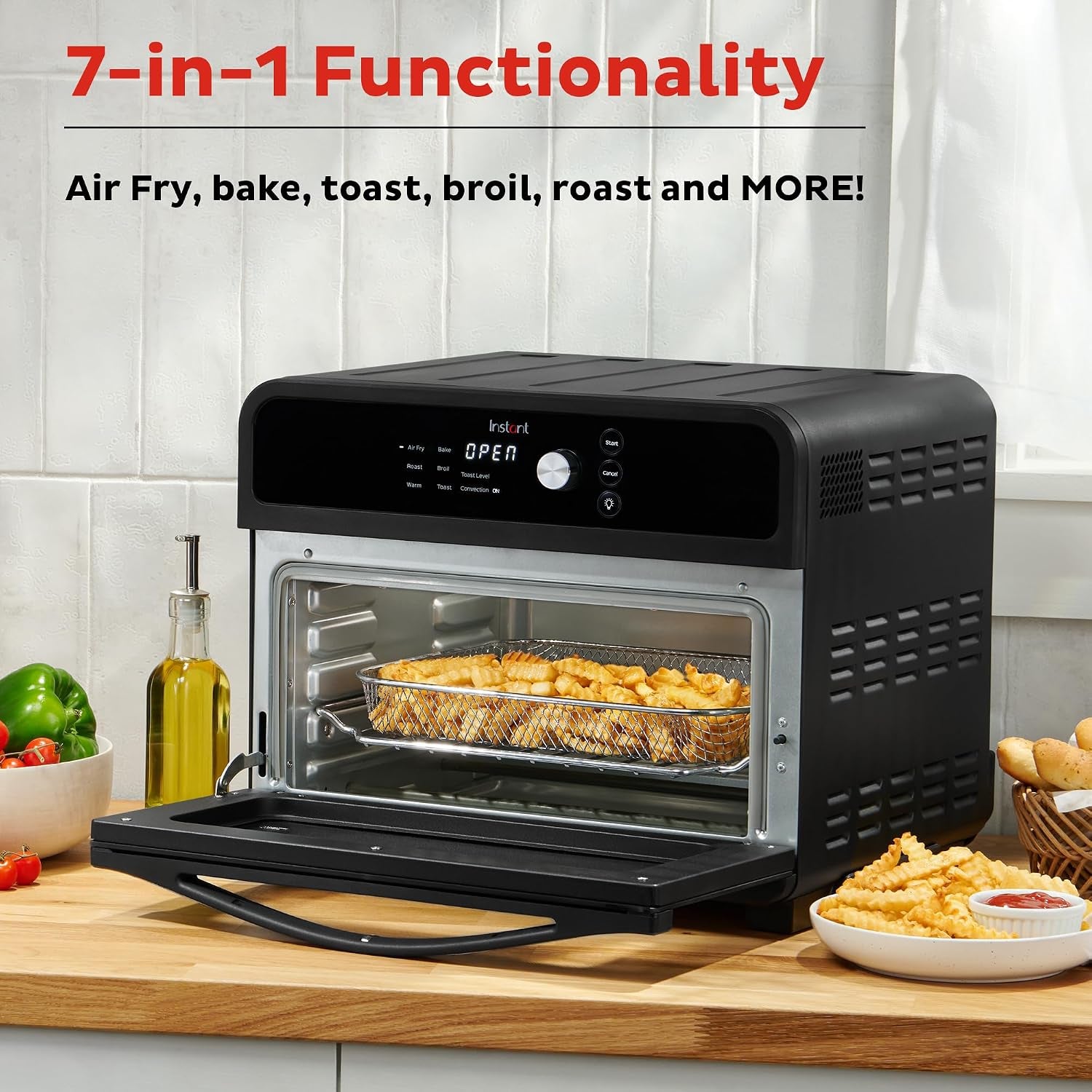 omni-19qt-18l-toaster-oven-air-fryer-7-in-1-functions-fits-12-pizza-crisps-broils-bakes-roasts-toasts-warms-convection-100-in-app-recipes-from-the-makers-of-black
