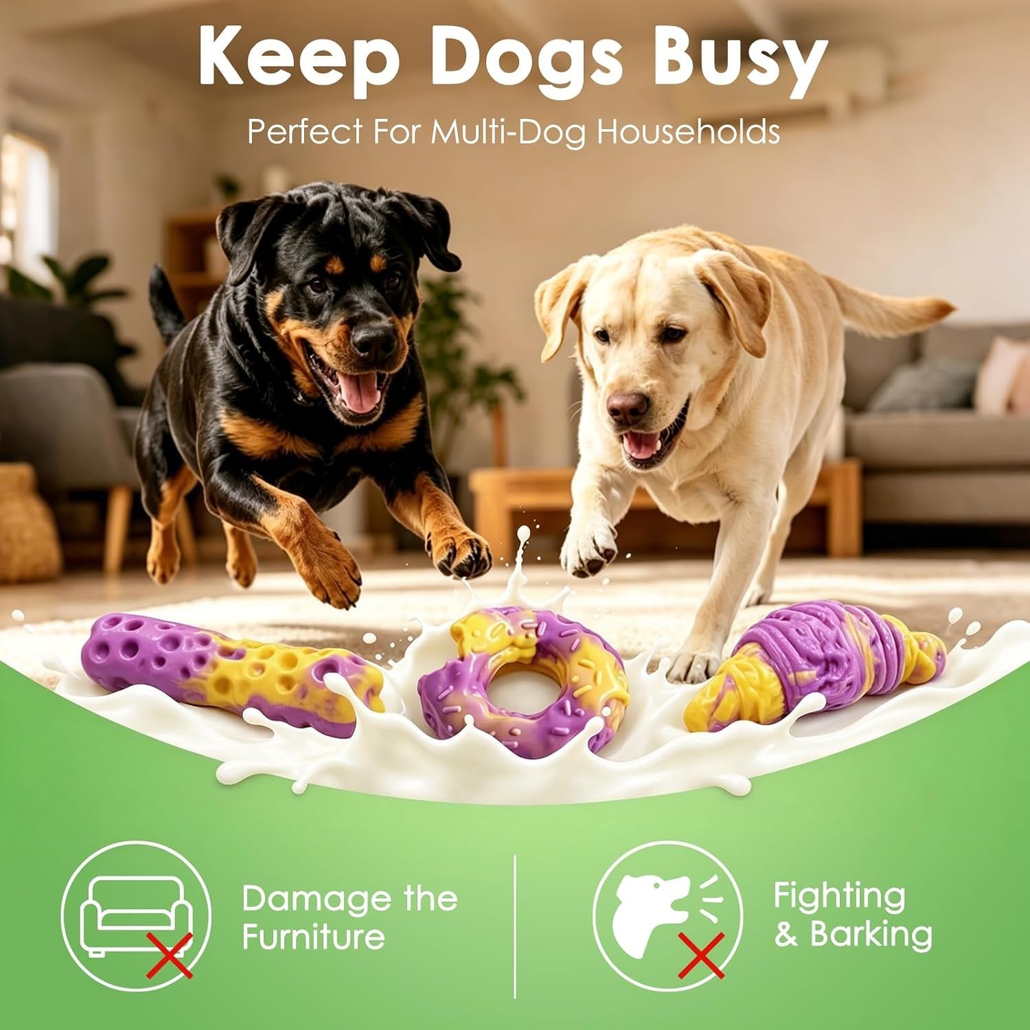 fuufome-dog-toys-for-aggressive-chewers-dog-chew-toys-for-medium-large-dog-long-lasting-dog-chews-tough-nylon-bone-teeth-cleaning-care-keep-dog-busy-inevitable-milk-flavor-3-pack-set