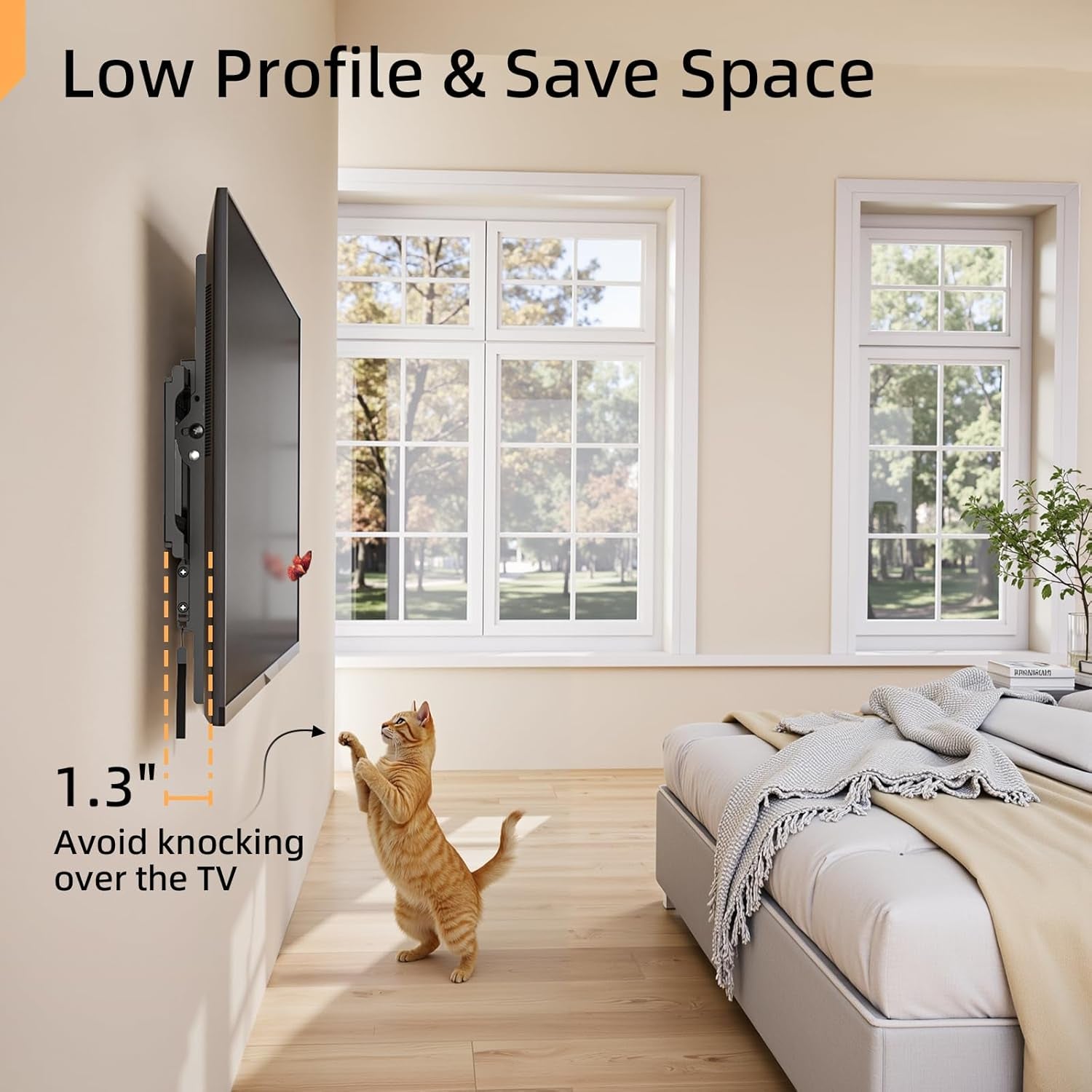 iworkborad-55-65-75-85-inch-tilting-tv-wall-mount-for-32-90-tvs-low-profile-tv-mount-bracket-safe-lock-quick-release-max-vesa-600x400mm-24-inch-studs-132-lbs-fit-most-55-75-85-86-tvs